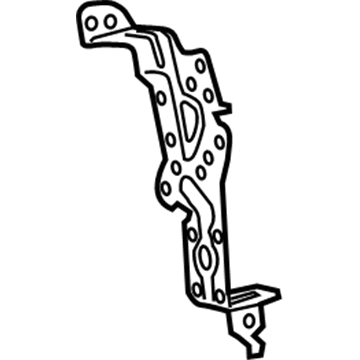 86211-06090 Toyota Receiver Bracket, Passenger Side Illustration 1 of 1