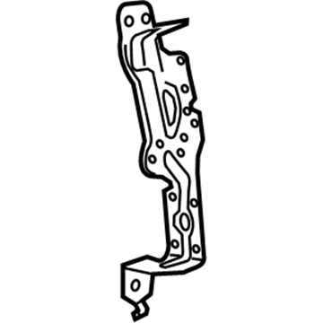 86212-06090 Toyota Receiver Bracket, Driver Side Illustration 1 of 1