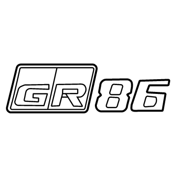 Toyota SU003-10884 Nameplate