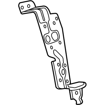 86211-06110 Toyota Receiver Mount Bracket, Passenger Side Illustration 1 of 1