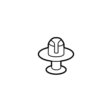 Toyota 75867-06030 Wheel Opening Molding Clip