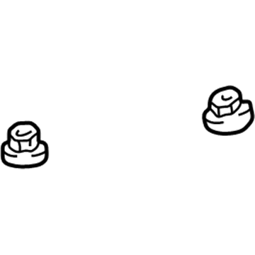 90179-08177 Toyota Hold Down Nut Illustration 1 of 1