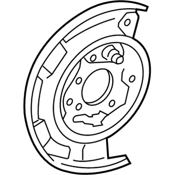 Toyota 46503-06030 Splash Shield