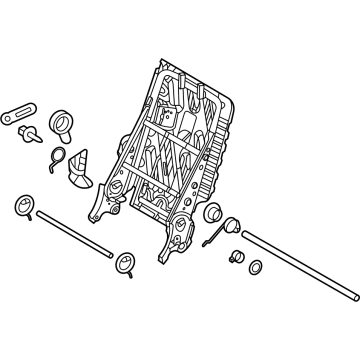 Toyota 71680-0C010 Seat Back Frame