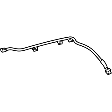 86101-06A10 Toyota Antenna Cable, Rear Illustration 1 of 1