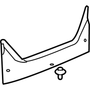58387-AA020 Toyota Rear Panel Trim Illustration 1 of 1