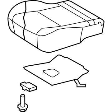 Toyota 71002-02Q70-B0 Cushion Assembly