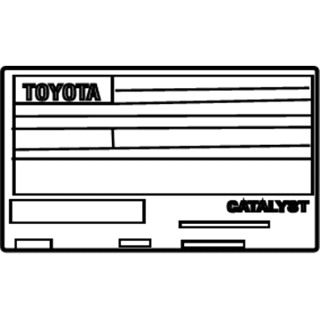 Scion 11298-21091 Emission Label