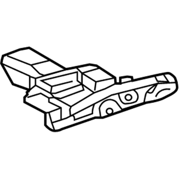 82673-06070 Toyota Junction Block Upper Bracket Illustration 1 of 1