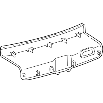 67751-20010-B1 Toyota Lift Gate Trim, Rear Illustration 1 of 1