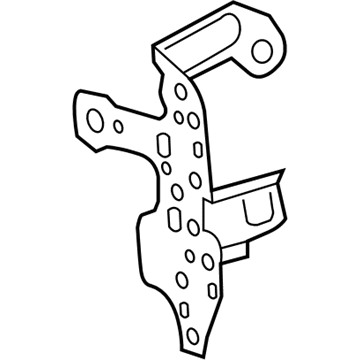 Toyota 86211-02280 AM/FM CD Mount Bracket