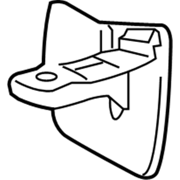 65631-0R010 Toyota Front Plate, Passenger Side Illustration 1 of 1