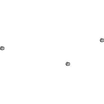 76899-60010 Toyota License Molding Nut, Rear Illustration 1 of 1