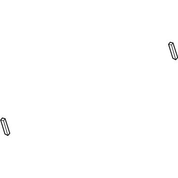 76825-0D290 Toyota License Molding Protector Illustration 1 of 1