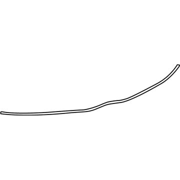 76821-0D390 Toyota License Molding Protector, Upper Illustration 1 of 1