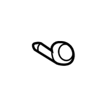 76813-0D010 Toyota License Molding Retainer Clip Illustration 1 of 1