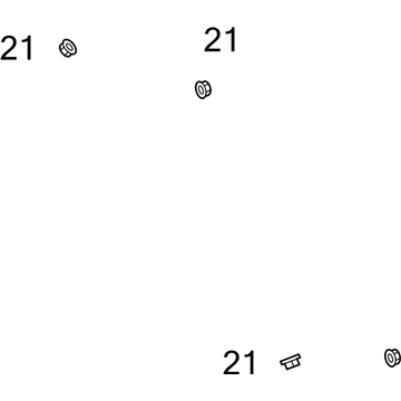 Toyota 90178-A0023 Bushing Nut