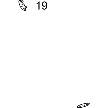 17377-50010 Toyota Pipe Gasket Illustration 1 of 1