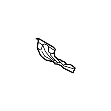55133-02040 Toyota Dash Panel Reinforcement, Passenger Side Illustration 1 of 1