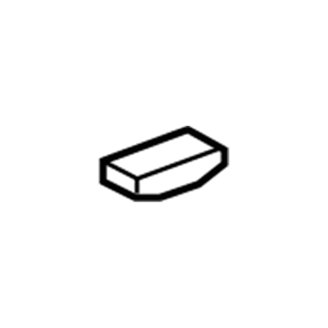 61126-60020 Toyota Gusset, Driver Side Illustration 1 of 1