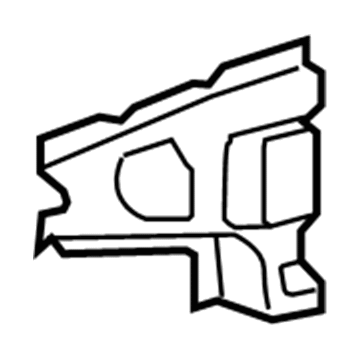 55714-60070 Toyota Side Panel, Driver Side Illustration 1 of 1