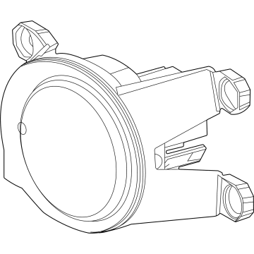 Toyota 81210-12240 Fog Lamp Assembly