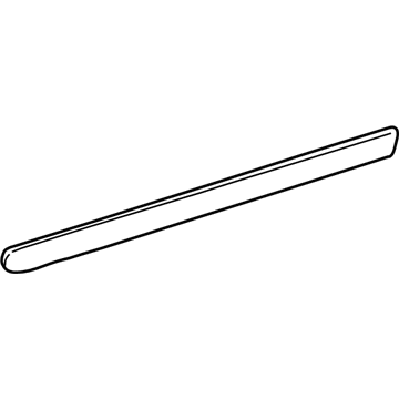 75731-0C040-B2 Toyota Body Side Molding, Gray, Outside Passenger Side Illustration 1 of 1