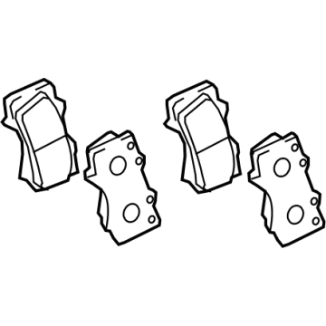 Toyota 04465-02580 Brake Pads