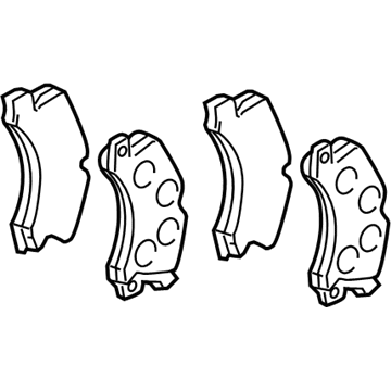 Toyota Brake Pads - 04466-06090