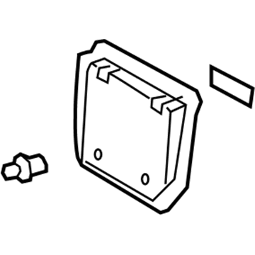 Toyota 71771-0C020-B0 Back Panel