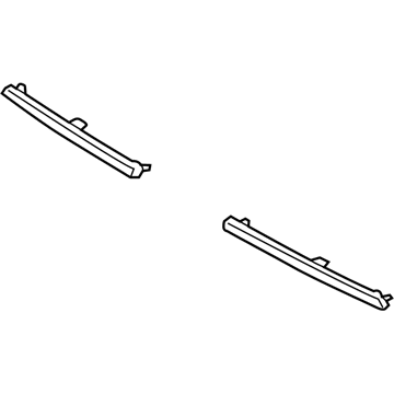 53123-35050 Toyota Molding, Passenger Side Illustration 1 of 1