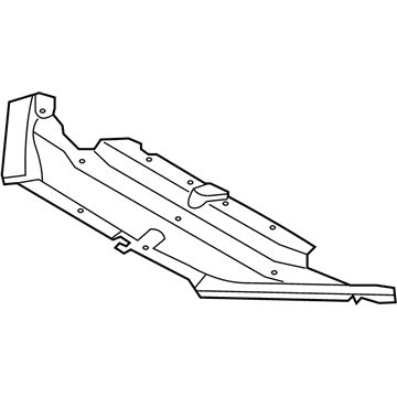 53292-35031 Toyota Sight Shield, Upper Illustration 1 of 1