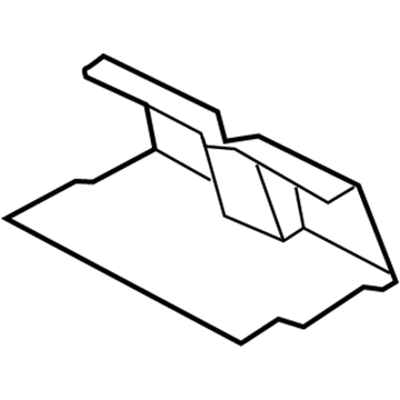 63665-06010 Toyota Overhead Console Mat Illustration 1 of 1