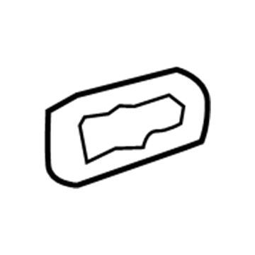 69242-06100 Toyota Cover Pad, Rear Illustration 1 of 1