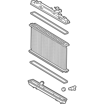 Toyota 16400-0P350 Radiator