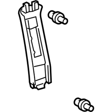 Scion 62411-52060-B0 Upper Center Pillar Trim