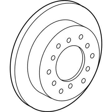 Toyota Land Cruiser Brake Rotor - 43512-60210