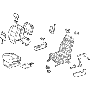 Toyota 71100-48B51-A0 Seat Assembly