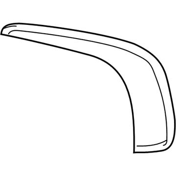 87931-02890 Toyota Mirror Glass, Passenger Side Illustration 1 of 1