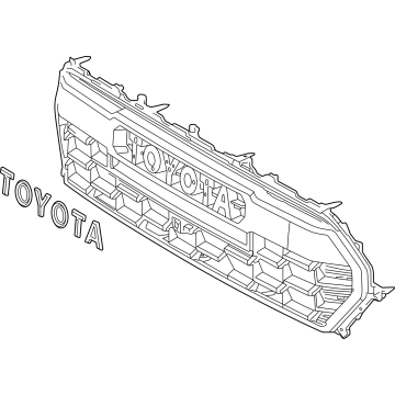 Toyota 53101-AK060 Grille Assembly