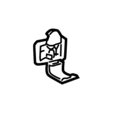 74631-21010-B0 Toyota Coat Hook Illustration 1 of 1