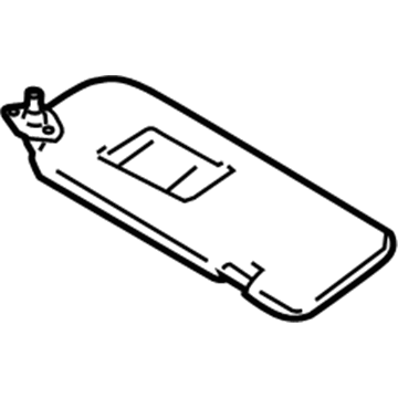 Scion 74320-21150-B1 Sunvisor