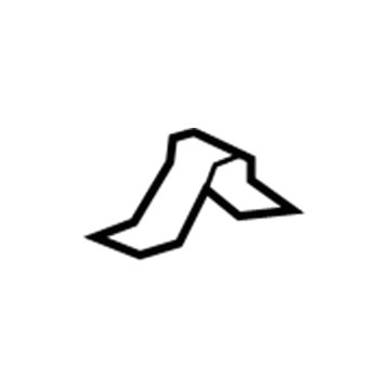 55731-60020 Toyota Bracket, Front Fender Mounting, Passenger Side Illustration 1 of 1