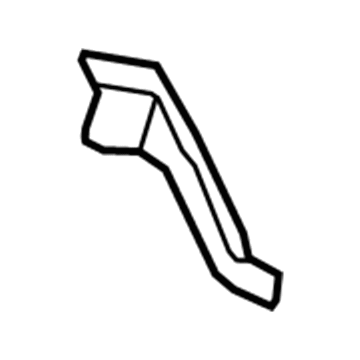 55133-60050 Toyota Lower Plate, Passenger Side Illustration 1 of 1