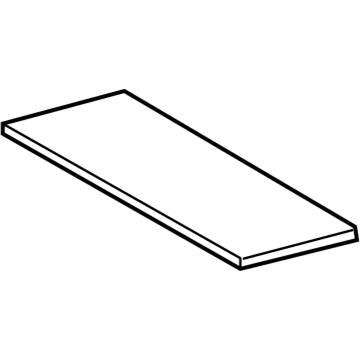 63342-06110 Toyota Headliner Silencer, Rear Illustration 1 of 1