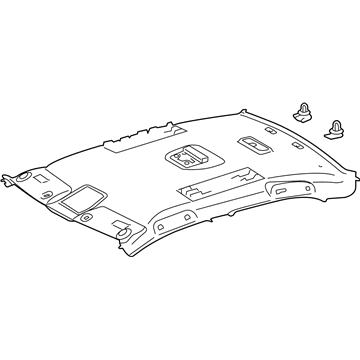 63310-06701-A1 Toyota Headliner Illustration 1 of 1