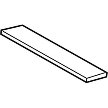 63344-06180 Toyota Headliner Silencer, Front Illustration 1 of 1