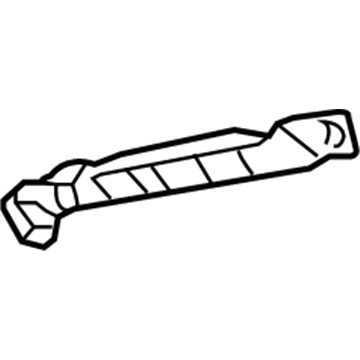 66416-06050 Toyota Headliner Spacer, Passenger Side Illustration 1 of 1