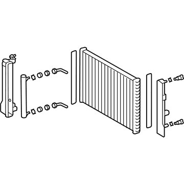 16410-22160 Toyota Radiator Assembly Illustration 1 of 1