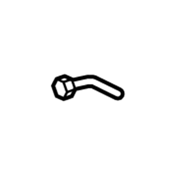 16495-22270 Toyota Oil Cooler Pipe Illustration 1 of 1